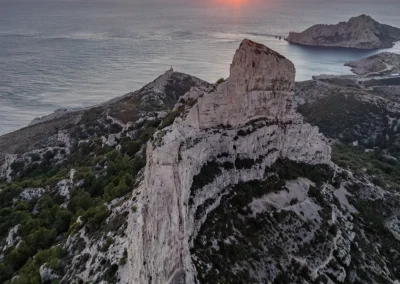 Cocuhé de soleil sur l'arête des Goudes - © Florian Garibal