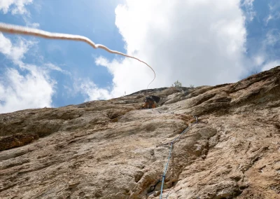 Escalade artificielle dans Haafniouf à Presles Vercors © Florian Garibal