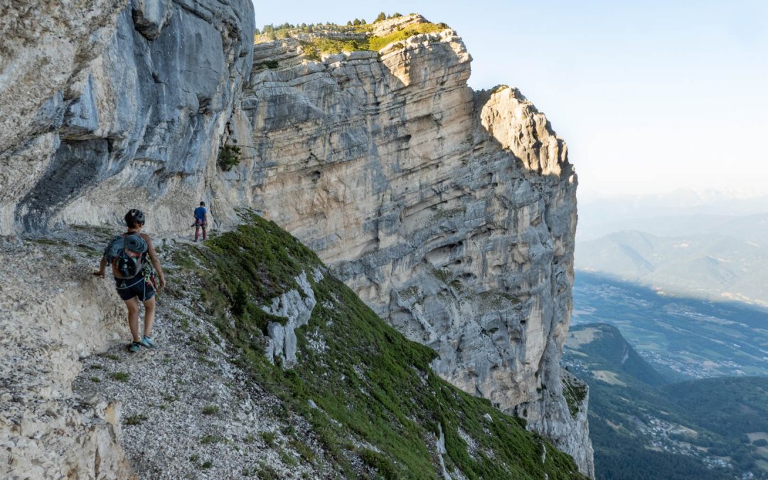 Escalade à la Dent de Crolles en bus-vélo