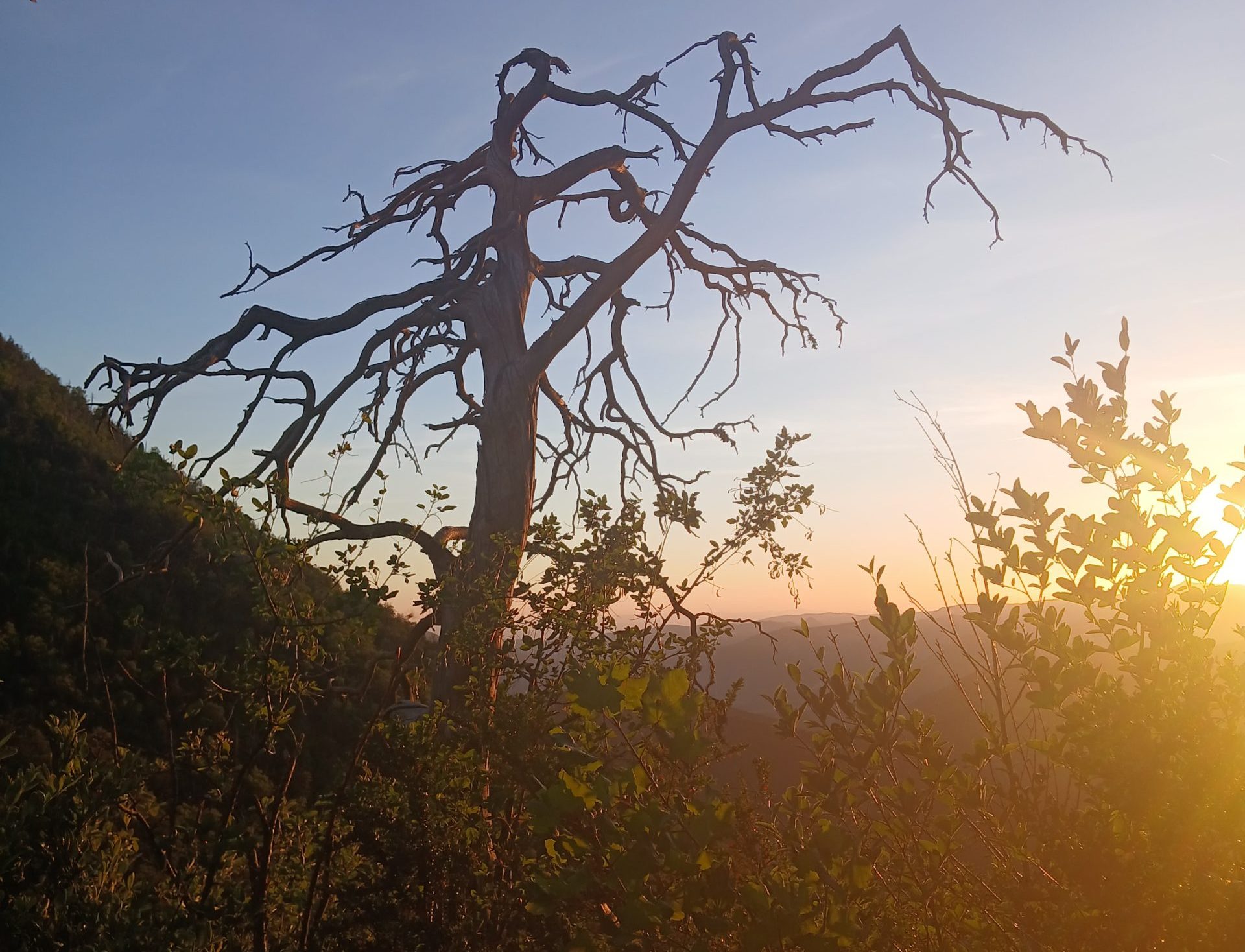 Coucher de soleil dans le diois ©Romain Noulette